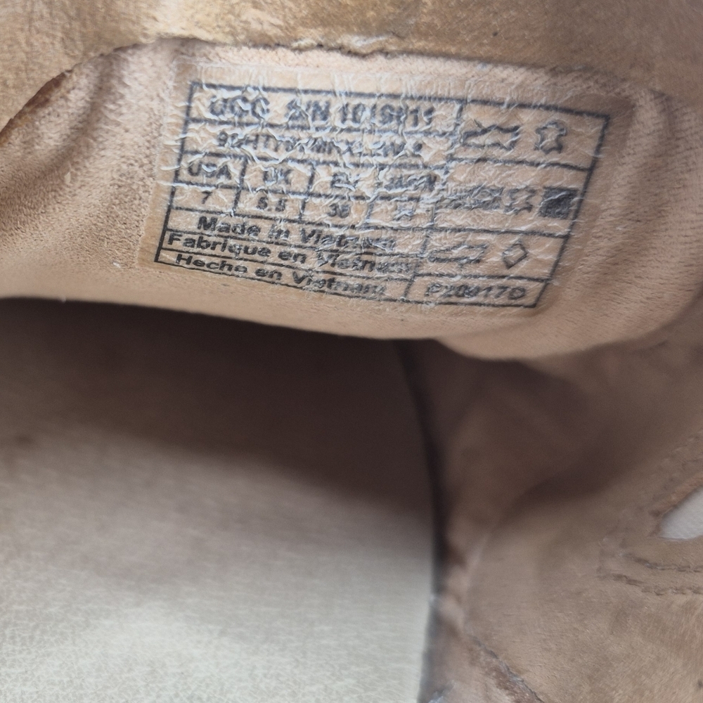 UGG Women Perforated Slip-On Suede Loafers in Light Gray and Tan Sole - Picture 5 of 5
